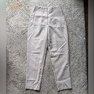 Zara Straight Pants - Small - Oyster Color